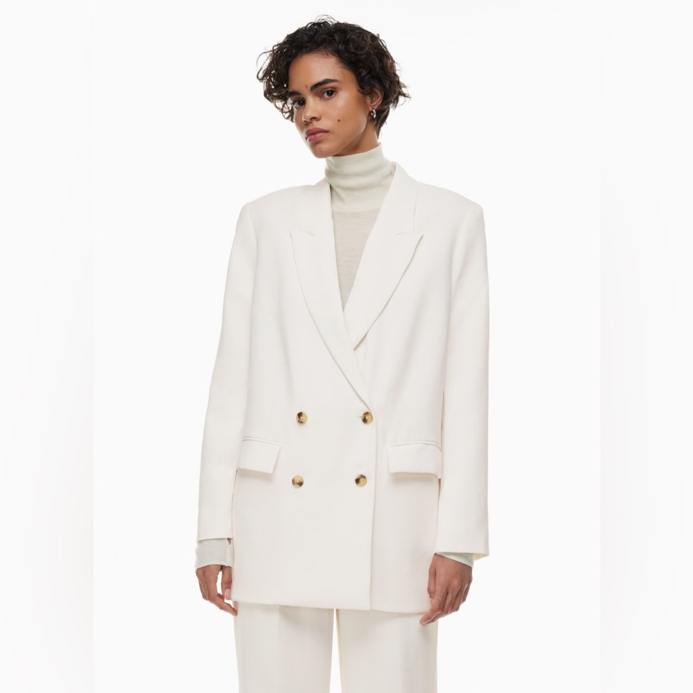 Aritzia Wilfred Cherrelle Blazer, Light Birch - Size 0